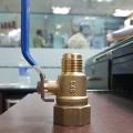 SKS 520-1 Forged brass ball valve with flare ends