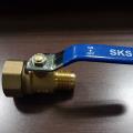 SKS 520-1 Forged brass ball valve with flare ends