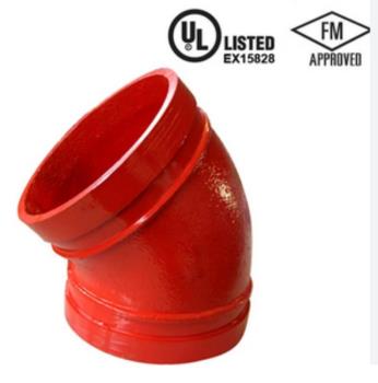 CNG Fire Lock 45° Elbow Grooved Fittings