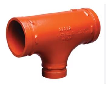 CNG Fire Lock Grooved Reducing Tee